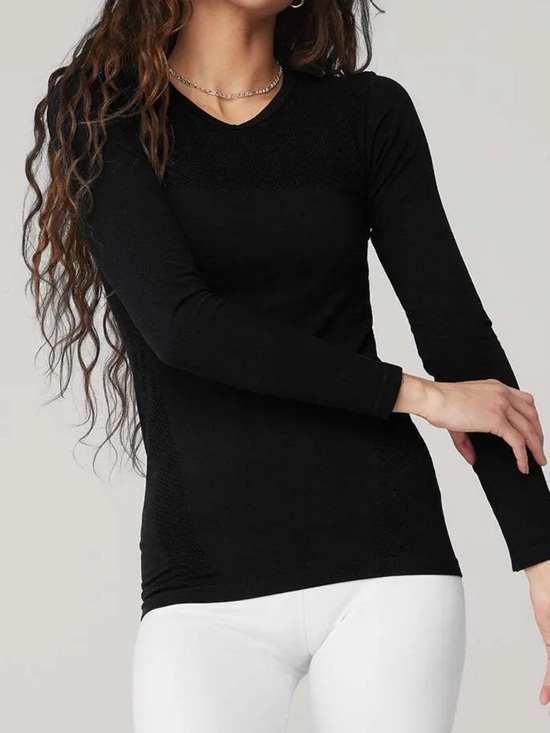 ALO Yoga Tops - alo Seamless Essential Long Sleeve